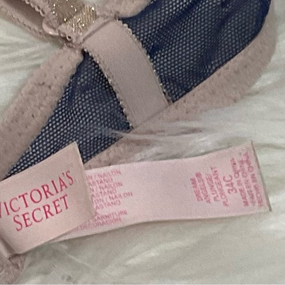 VS PADDED BRA W/LACE--DARK BLUE/PURPLE - Picture 8 of 8